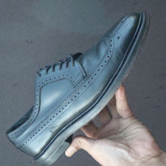 HANOVER MEN'S CLASSIC HEAVY-DUTY FULL WING -TOP BROGUE DERBY OXFORDS - Picture 13 of 16